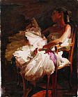 Garmash ON A SHORT BREAK painting